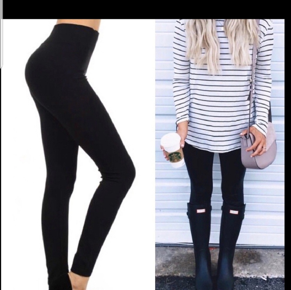 🌟NEW!: Wide Band Super Soft Legging- BLACK